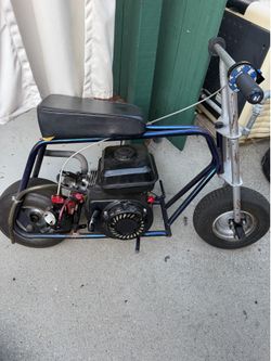 Mini bike with  predator. Trade for 29” bike or for sale
