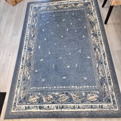  **💙 Blue Area Rug – Gently Used 💙**