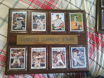 Yankees Current Stars, Plus 8 Topps Cards
