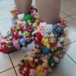 Stuffed animal boots