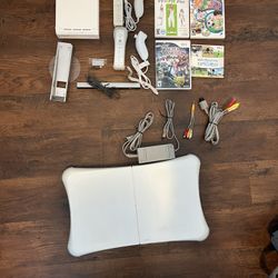 Wii Console, Balance Board, Games