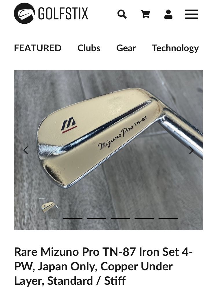 Mizuno tn best sale 87 irons