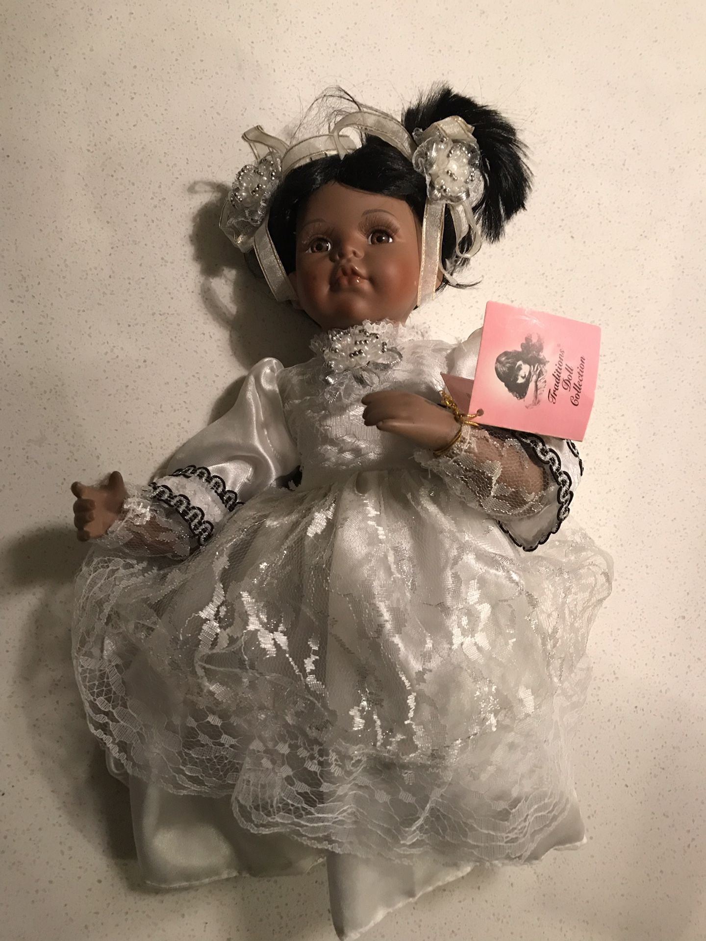 Traditional Doll Collection Porcelain Doll(African American)