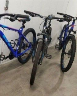 3 X GT Mountain Bikes Size Adult Small,  Medium  , Large  Wheels 27.5 Speeds 24 Disc Brakes  All For 930$