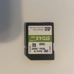 2017-2018 Hyundai Santa Fe SF Nav SD Card