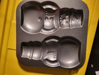 Nordic Ware Snowman Cake Pan Backing Mold Cast, 10 Cups/2.6 Liters, Made in USA