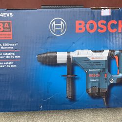 Bosch 13 Amp Corded 1-5/8 in. SDS-max Variable Speed Rotary Hammer Drill with Auxiliary Side Handle and Carrying Case