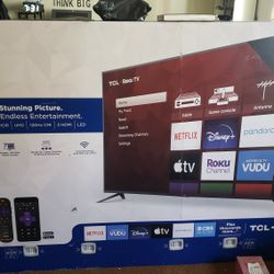 Tcl 75 Inc TV Brand New 