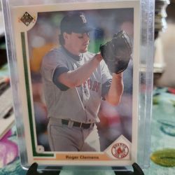 Boston Red Sox Errors 1991 Upper Deck Baseball Cards Clemens Burks Greenwell Reardon 