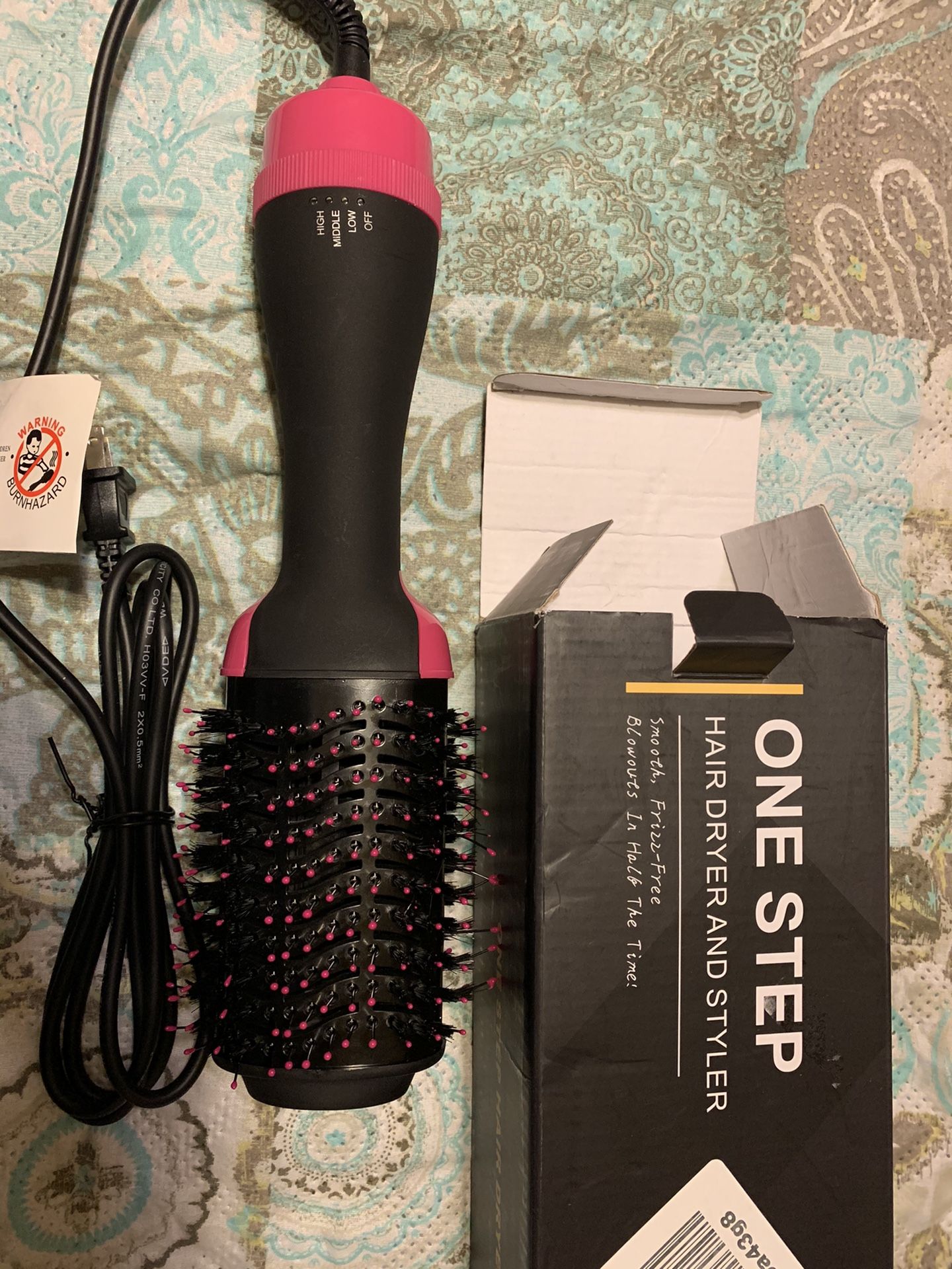 One Step Hair Dryer and Styler