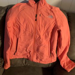 The North Face womens coral jacket size medium