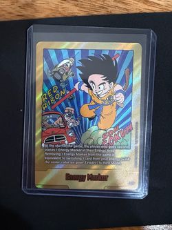 Dragon Ball Super Fusion World Gold Energy Marker E 47 Manga Booster Blue Goku