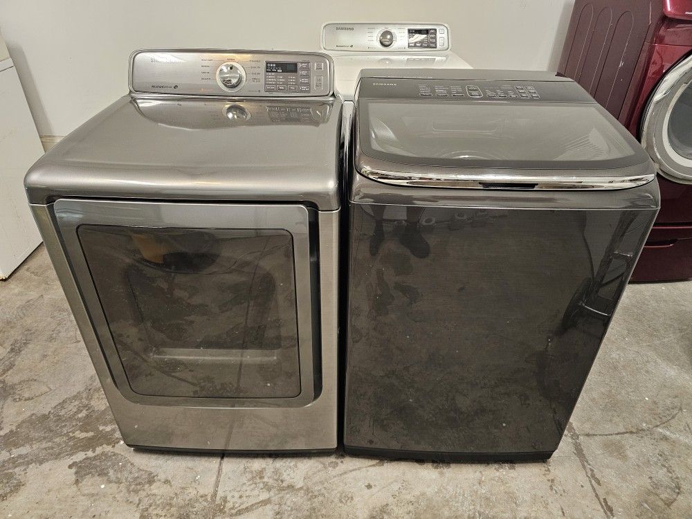 Samsung Top-Load Washer and Dryer Set
