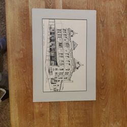 Drawing Of The Market Center Lancaster PA