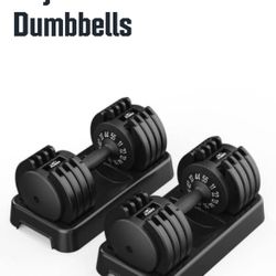 Flybird 55lb Adjustable Dumbbell