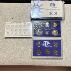 United States Mint Proof Set 2001
