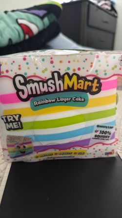 Smushmart Rainbow Layer Cake
