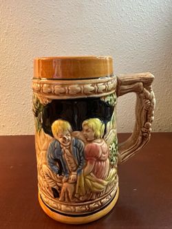 Vintage German 1950s Bavarian ceramic mug
