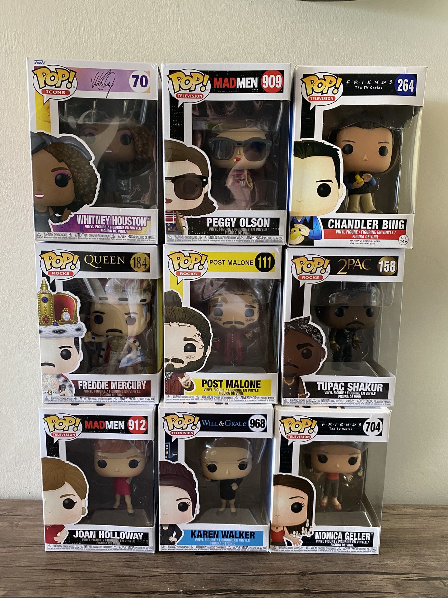 Movie, TV, Music Funko Pops