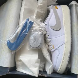 Jordan 1 Union White Canvas