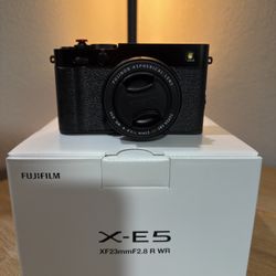 Fujifilm X-E5 with Lens XF 23mm F2.8 WR