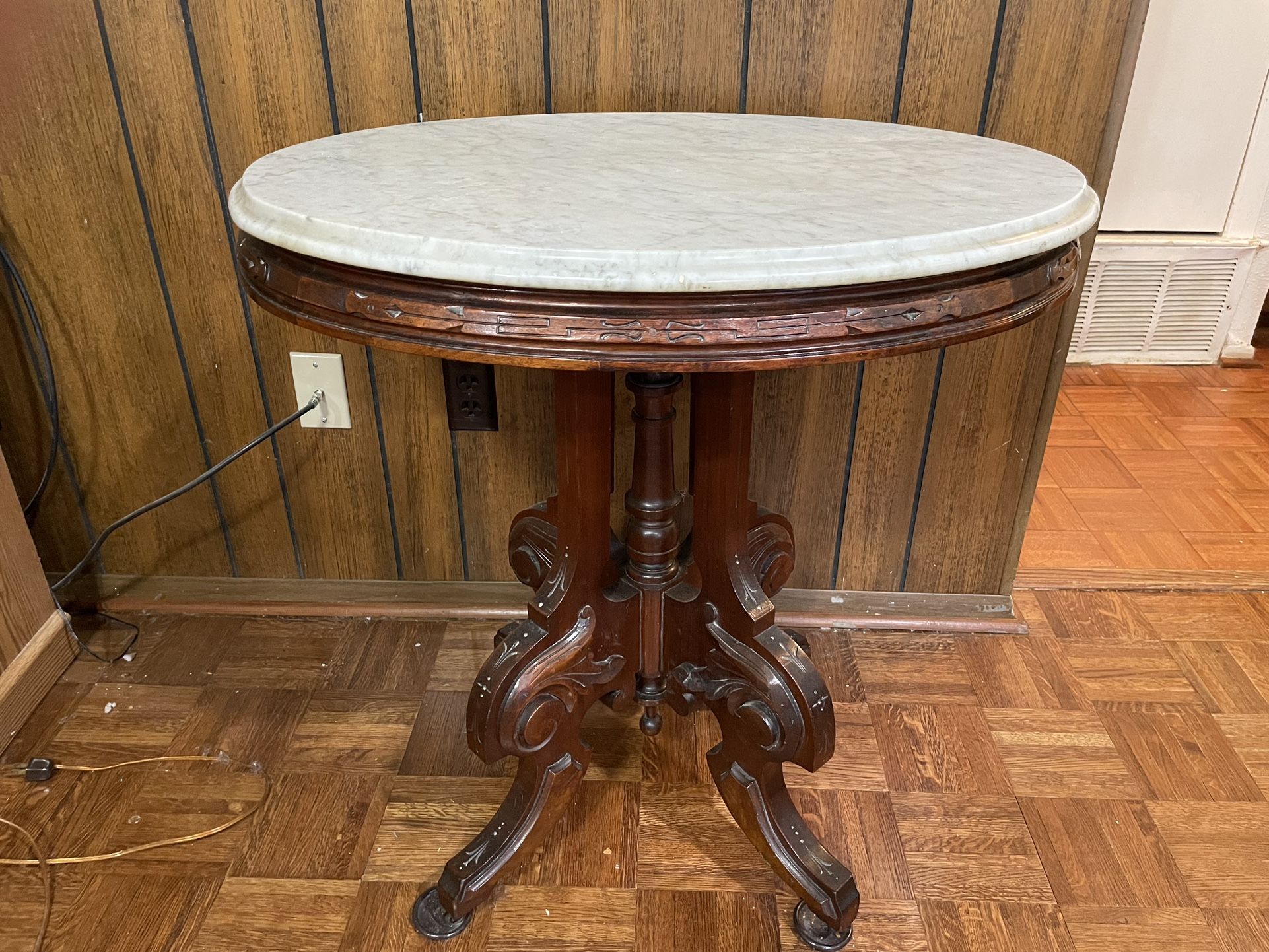 Antique Marble Top Table