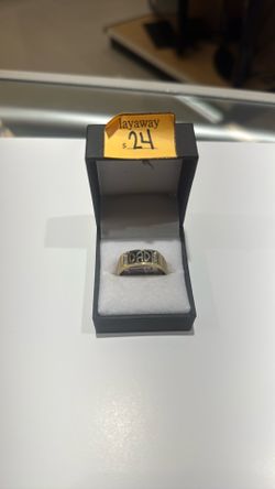 10kt 3 grams dad ring