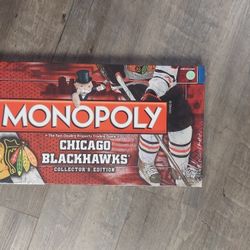 Monopoly  Chicago Black Hawks Sealed Board Game-brand New