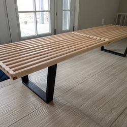 Nelson-Style Platform Bench, 72 Inches Long