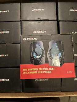 Elegiant SR600 Bluetooth Computer Speakers – 2CH 10W