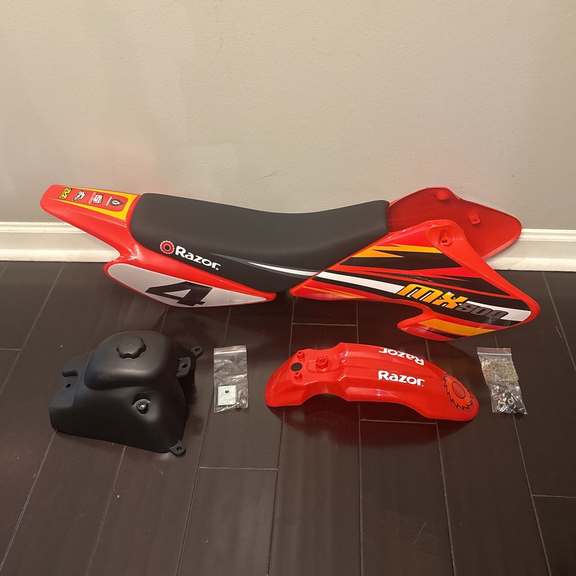 Ms500 Razor Frame Brand New Razor Mx500 Body And Front Fender for Sale in Lake In The ...