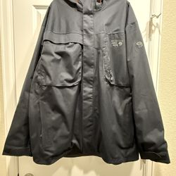 SKI JACKET Men’s XL MOUNTAIN HARDWEAR Winter Snowboard Snow Shell DryQ