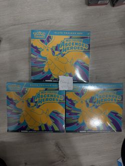 Ascended Heroes ETB Elite Trainer Box Pokemon