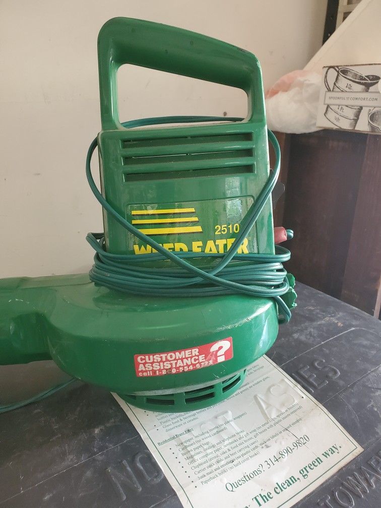 2510 Weed Eater Electric Leaf Blower
