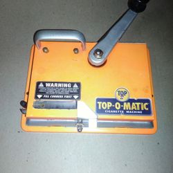 Top-O-Matic Cigarette Machine 