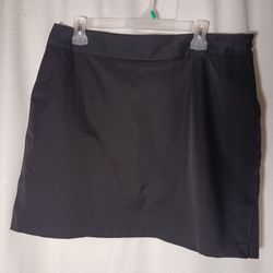Adidas Golf Skort Women's Size 14 Black Climacool Tennis Stretch Pro Dry Plus