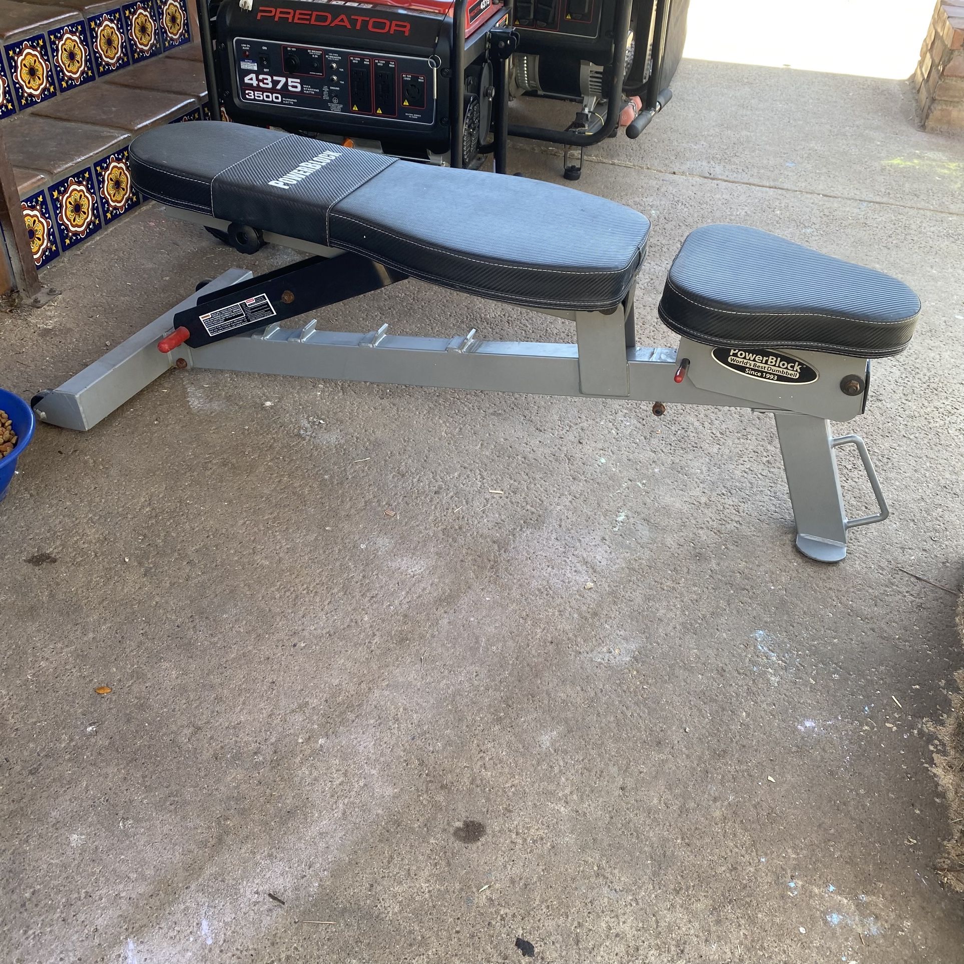 Powerblock Adjustable Weight Bench With Attachments