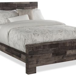 Twin Bed With Headboard, Footboard And Boxspring