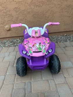 Disney princess ride on quad