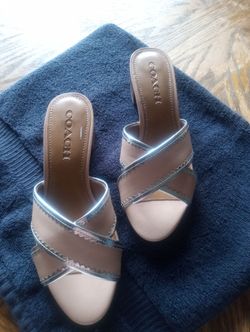 Coach Slip on Sandals - Size 7
