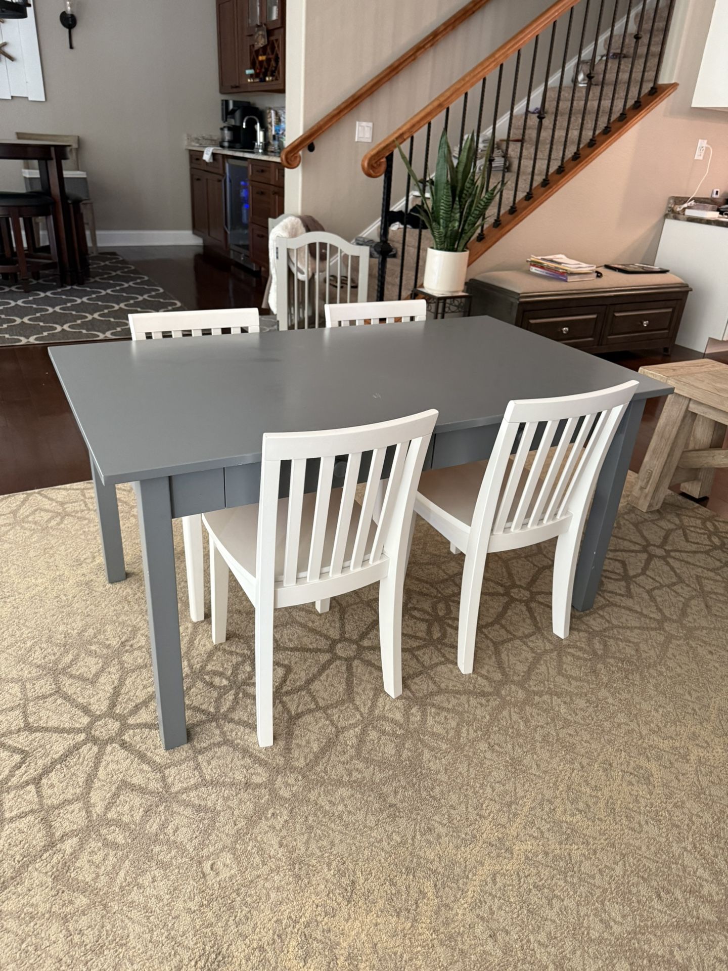 PB kids play table and chairs set