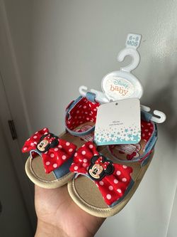 BABYGIRL MINNIE MOUSE SANDALS 6-9M