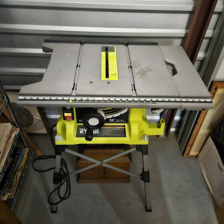 Ryobi 10" 15 Amp Table Saw