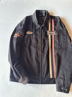 Mens Sz XL Harley-Davidson Racing Performance Zip Up Jacket.