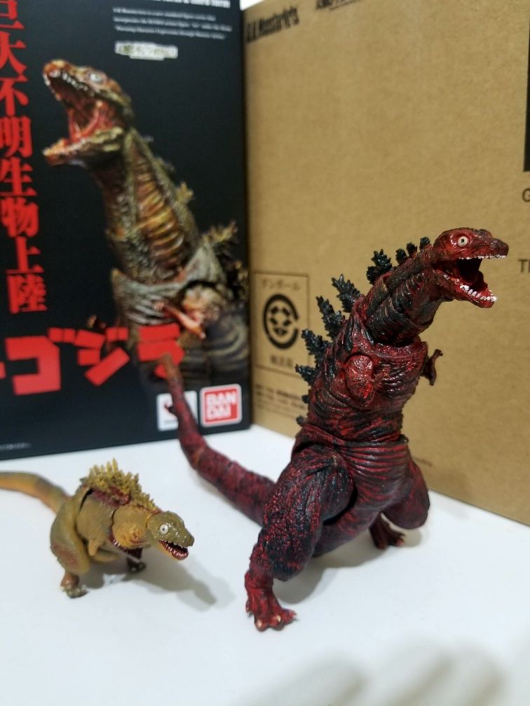SH Monsterarts Shin Godzilla 2nd/Custom 3rd Form