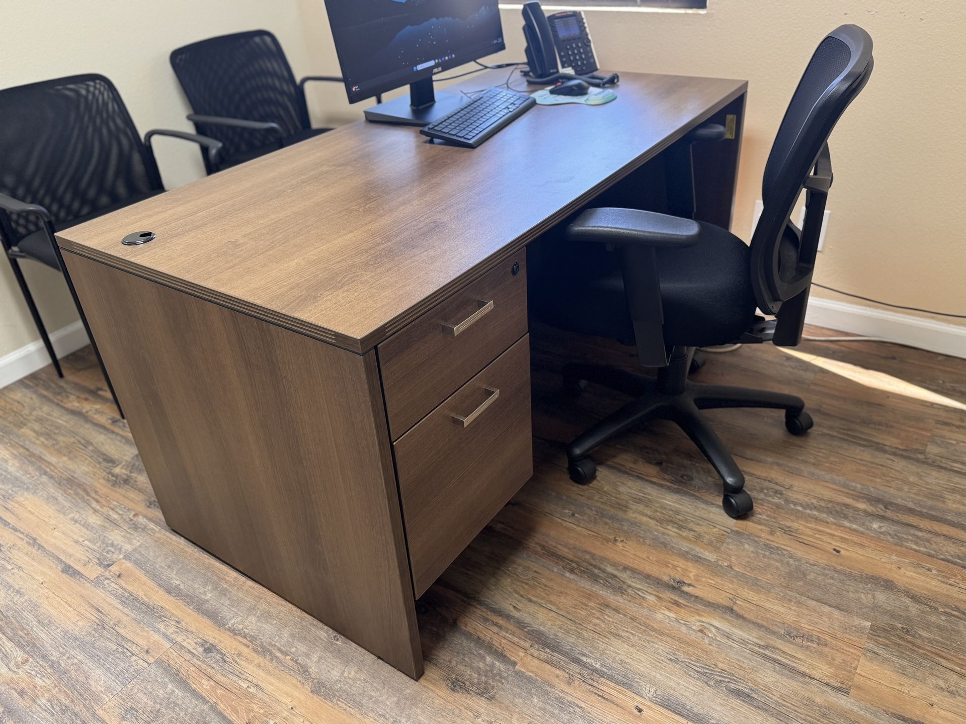Office Desks, Chairs, Filing Cabinets and a Sofa