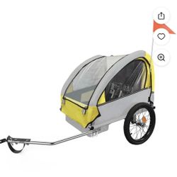  Bicycle Trailer Double Seat