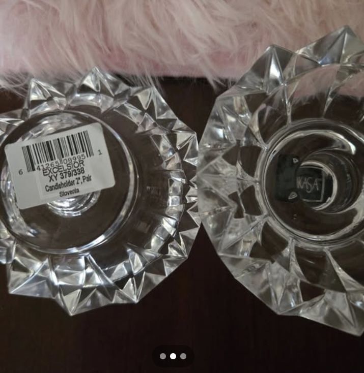 *** For sale 2 Vintage Mikasa Candle Holders ***