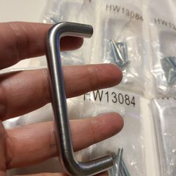 Cabinet Metal Door Handles.  New.   $1  Each Handle 