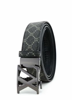 Men's Luxury Alloy Letter Buckle Belt